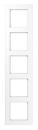 Jung AF585BFWW Rahmen 5-fach, Serie A, alpinweiss, A-Flow